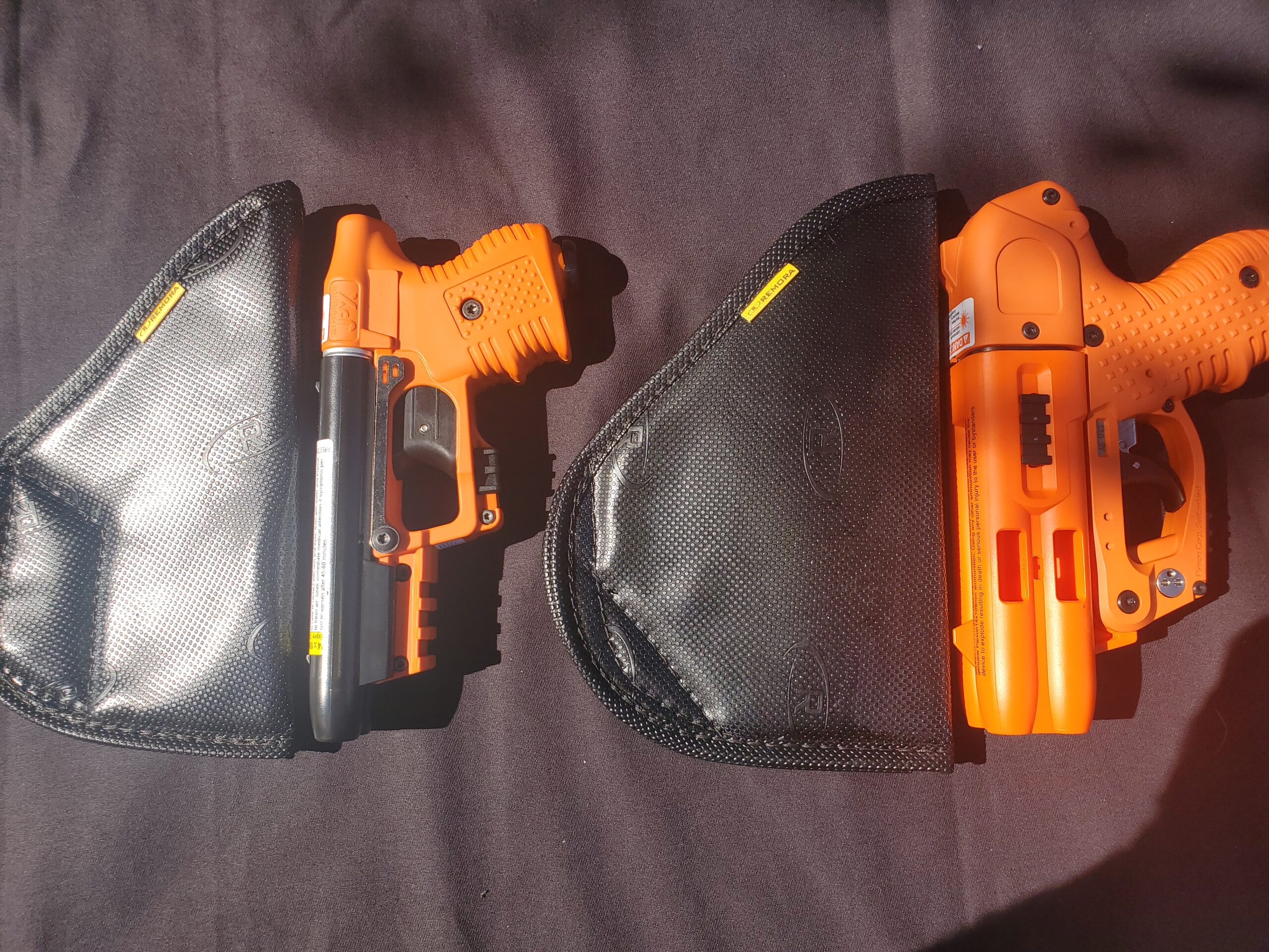 JPX REMORA Soft Leather holsters 2 & 4 shot front
